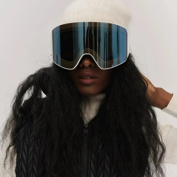 Fendi FE40152U SKI MASK Women 20C Grey Smoke Mirror NEW AUTHENTIC - Picture 16 of 16